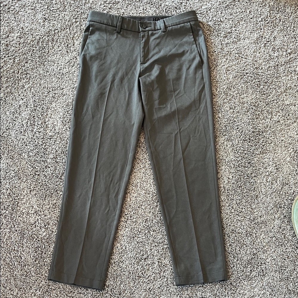 Haggar Men's Charcoal Pants